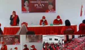 DPC PDIP Bolsel Salurkan Sembako Untuk Pengurus PAC dan Ranting 