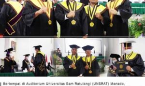 Bupati Boltim Jadi Wisudawan Pascasarjana Unsrat Manado