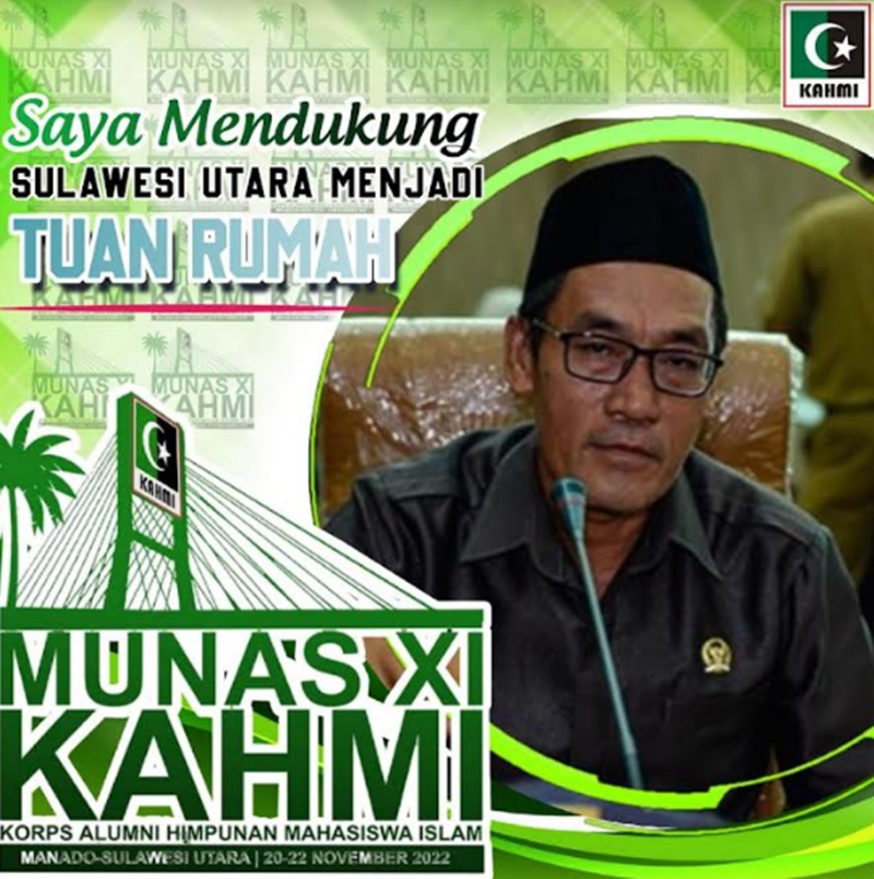 Wakil Ketua Komisi III DPRD Bolmut Dukung Sulut Tuan Rumah Munas KAHMI Ke-XI