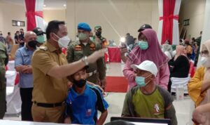 Disaksikan Secara Virtual oleh Presiden, Pemkab Boltim Gelar Vaksinasi 