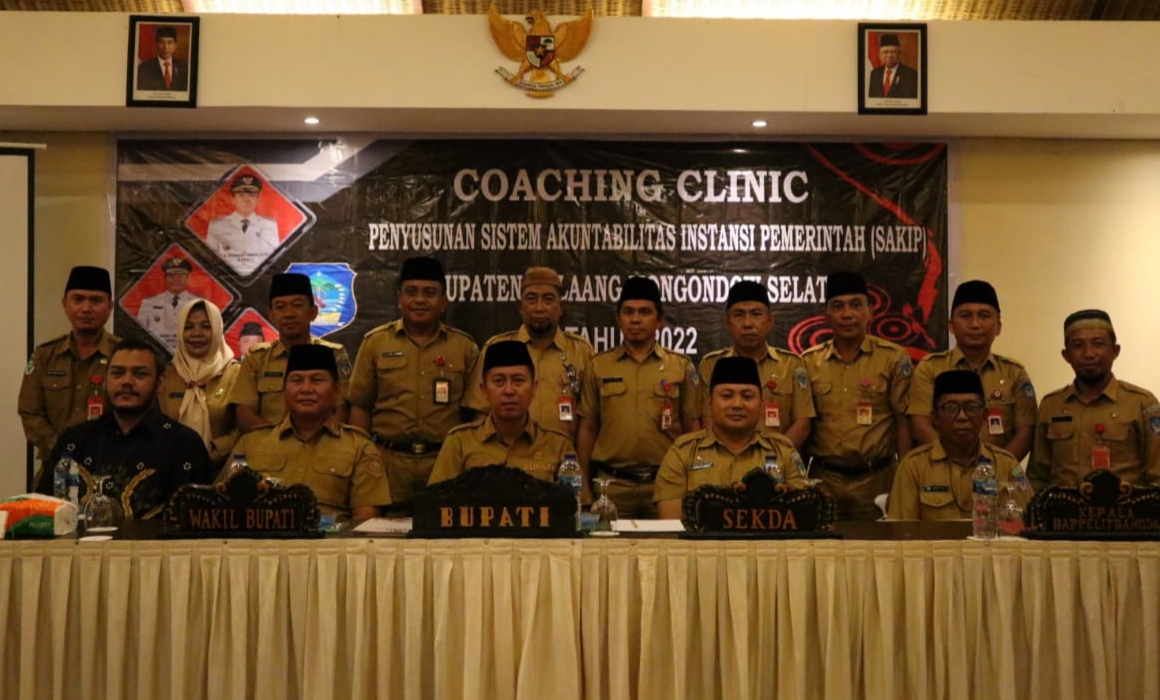 Bupati Bolsel Buka Bimtek Coaching Clinic Penguatan SAKIP