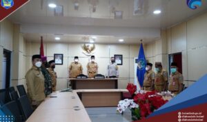 Bupati dan Wabup Bolsel, Ikuti Acara Puncak Peringatan Hari OTDA Tingkat Nasional.