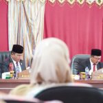 Wabup Hadiri Paripurna Ranperda Pertanggungjawaban APBD Bolsel Tahun 2021.