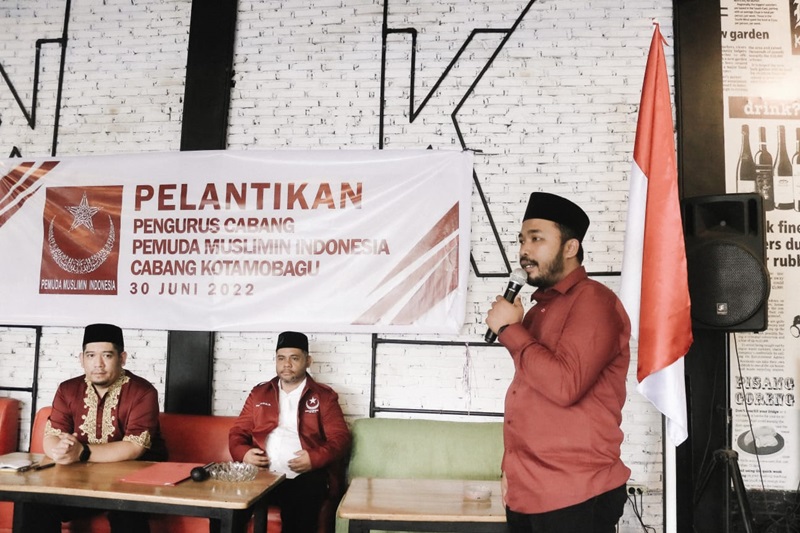 Windiarto Entebone Dilantik Sebagai Ketua PC Pemuda Muslimin Indonesia Kotamobagu