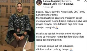 Modus Penipuan, Catut Nama Komisioner KPU Sulut Lanny Anggraini Ointu