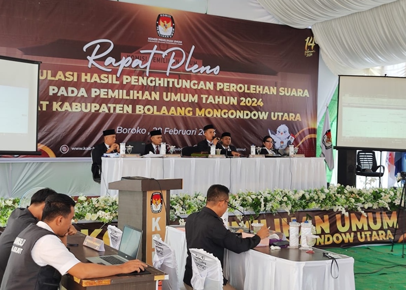 Sukses Menyelenggarakan Pemilu 2024, KPUD Bolmut Banjir Pujian