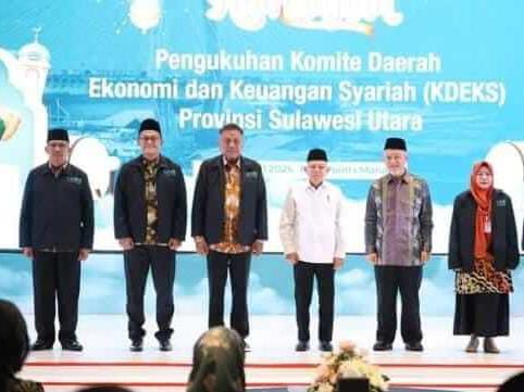 Asripan Nani dan Gubernur Sulut Dikukuhkan Sebagai Anggota KDEKS Oleh Wapres RI