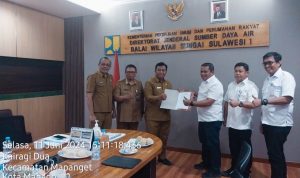 DPUPR Bolmut Kunjungi Balai Sungai Sulut