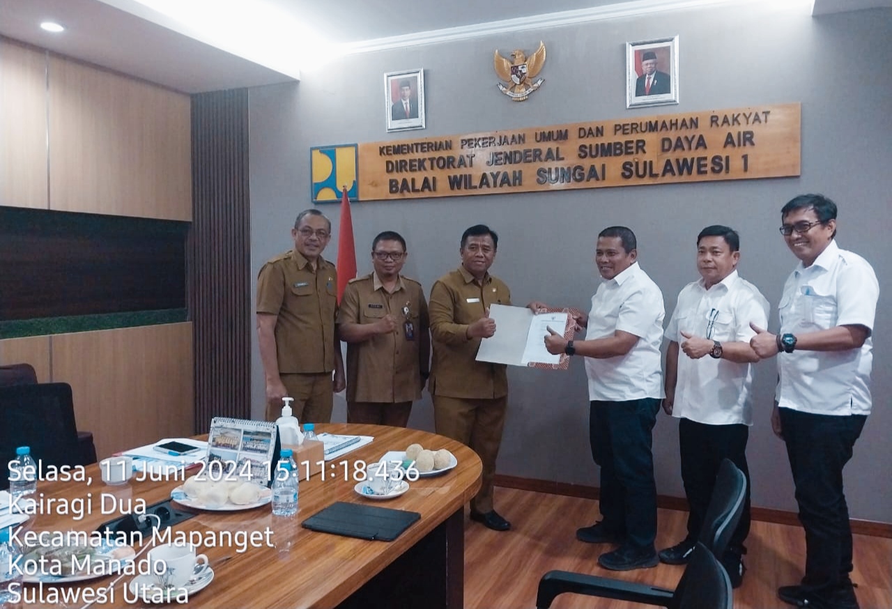 DPUPR Bolmut Kunjungi Balai Sungai Sulut