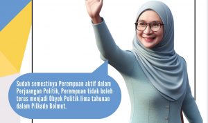 Aktrida Datungsolang, bakal calon Wakil Bupati Bolmut.