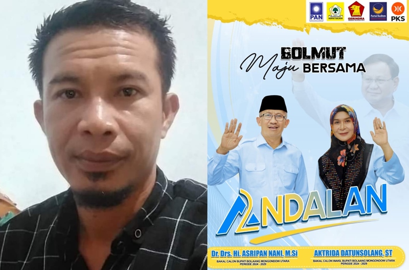 Asripan Nani-Aktrida Datungsolang atau dikenal dengan sebutan "ANDALAN" Bolmut.