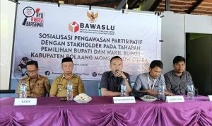 Panwascam Boltim Gelar Sosialisasi Pengawasan Partisipatif Stakeholder pada Pilkada 2024