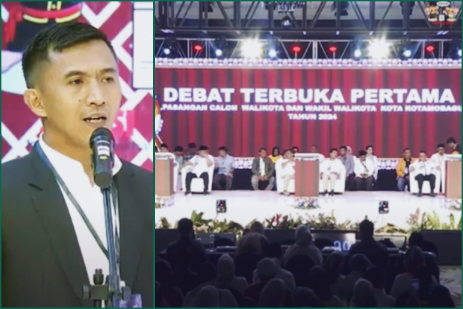 Disiarkan Secara Langsung, KPU Kotamobagu Sukses Gelar Debat Terbuka Pertama Pilkada 2024.