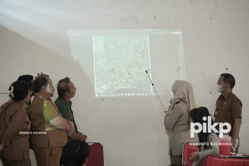 Pj Bupati Bolmong Hadiri Pendataan Tanah Objek Reforma Agraria di Poigar.