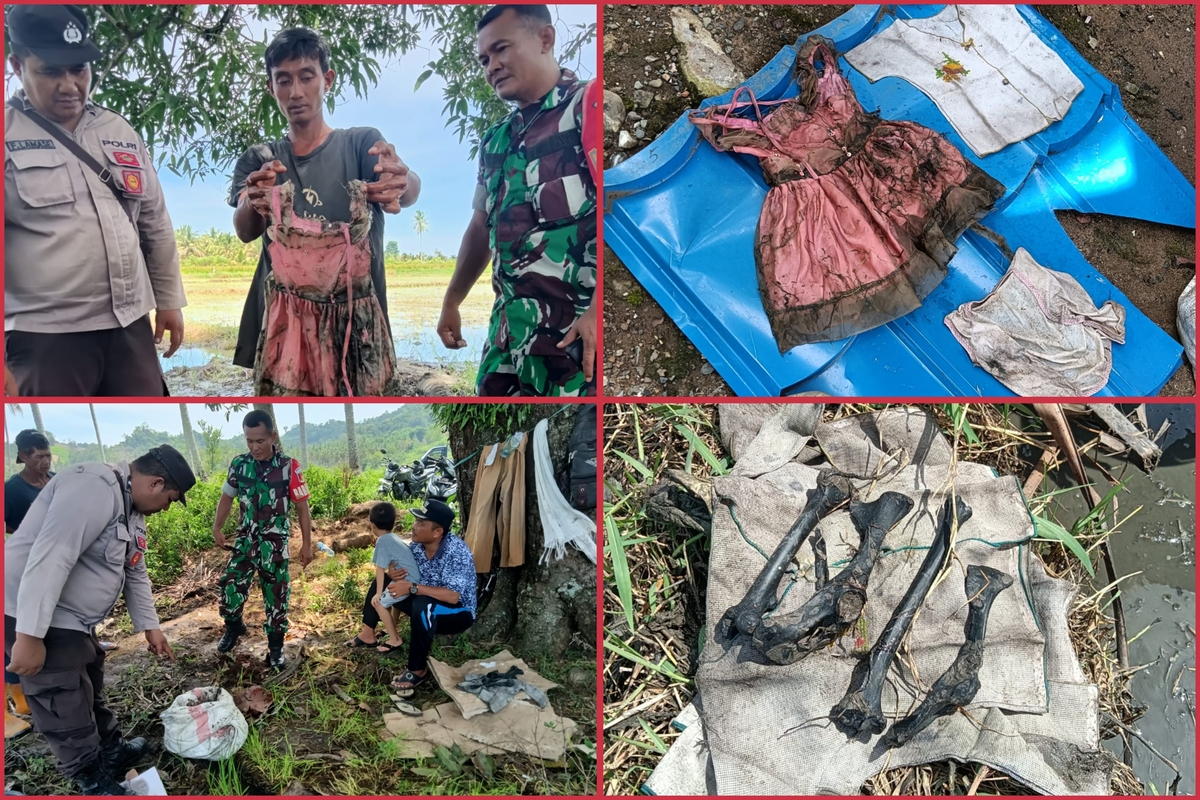 Warga Bolmut Heboh Penemuan Rangka Balita.