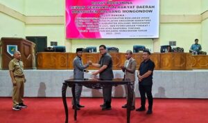 DPRD Bolmong Gelar Paripurna KUA-PPAS dan Pembicaraan Tingkat I RPJPD 2025-2045.