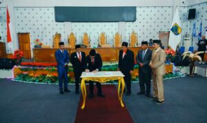 DPRD Bolmut Gelar Paripurna Pidato Sambutan Bupati dan Wakil Bupati Masa Jabatan 2025-2030.