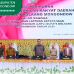DPRD Kabupaten Bolmong Gelar Paripurna Penyampaian LKPJ Bupati TA 2024.