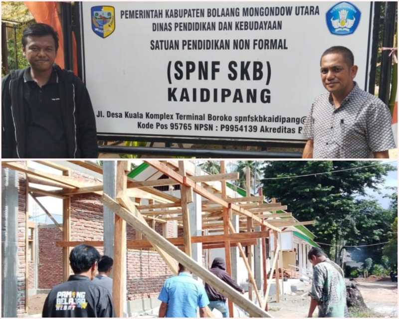Pembangunan Ruang Kelas SKB Kaidipang Terus di Genjot, Target Rampung Sebelum Desember 2025.