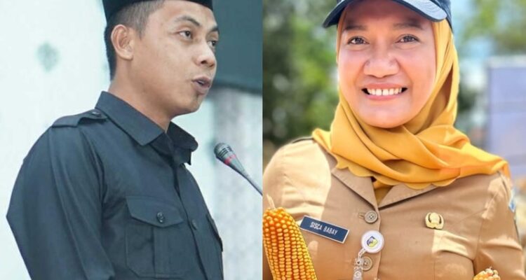 Ramlan Tinamonga (kiri) Siska Babay (kanan)