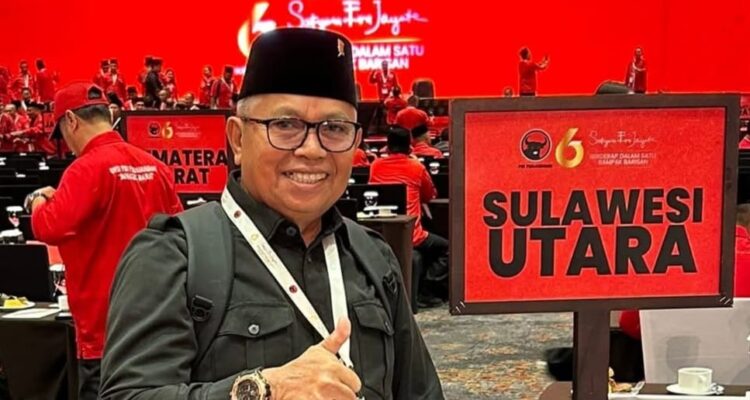 Ketua DPC PDI Perjuangan Bolmut, Drs. Hi. Amin Lasena.