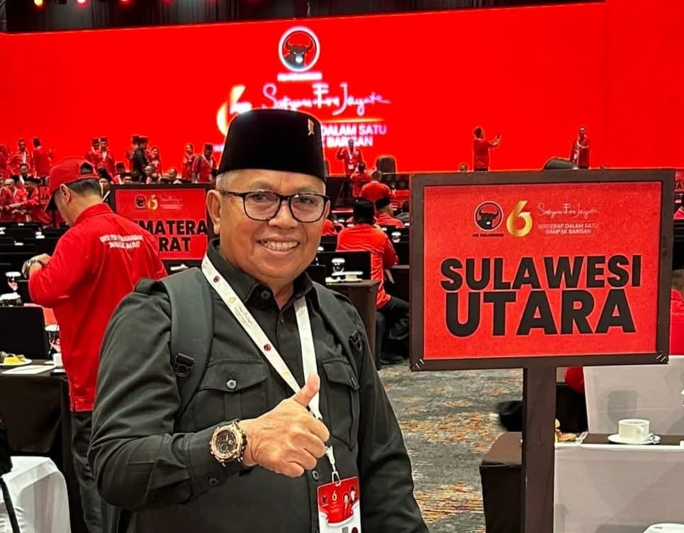 Ketua DPC PDI Perjuangan Bolmut, Drs. Hi. Amin Lasena.