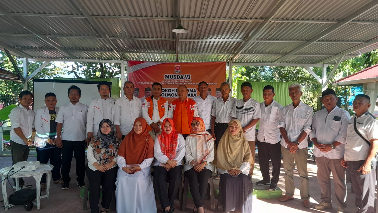 Syahrudin Mokoagow Kembali Dipercayakan Menjadi Ketua DPD PKS Bolmong.