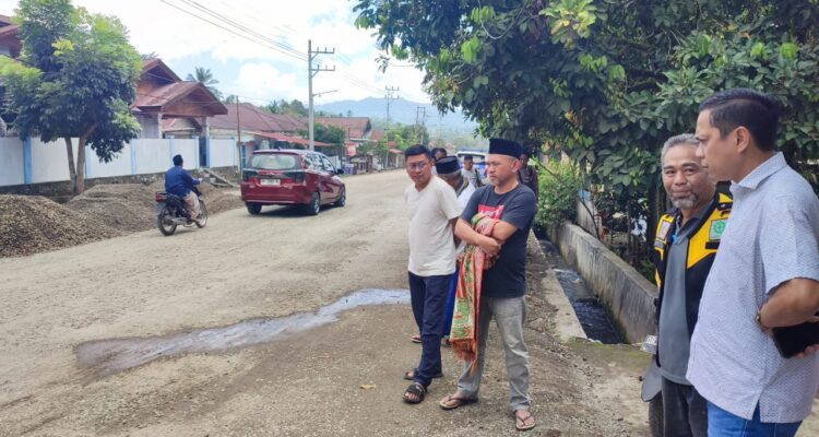 Belasan Tahun Rusak Parah, Wali Kota Kotamobagu Pantau Langsung Perbaikan Jalan A.P Mokoginta.