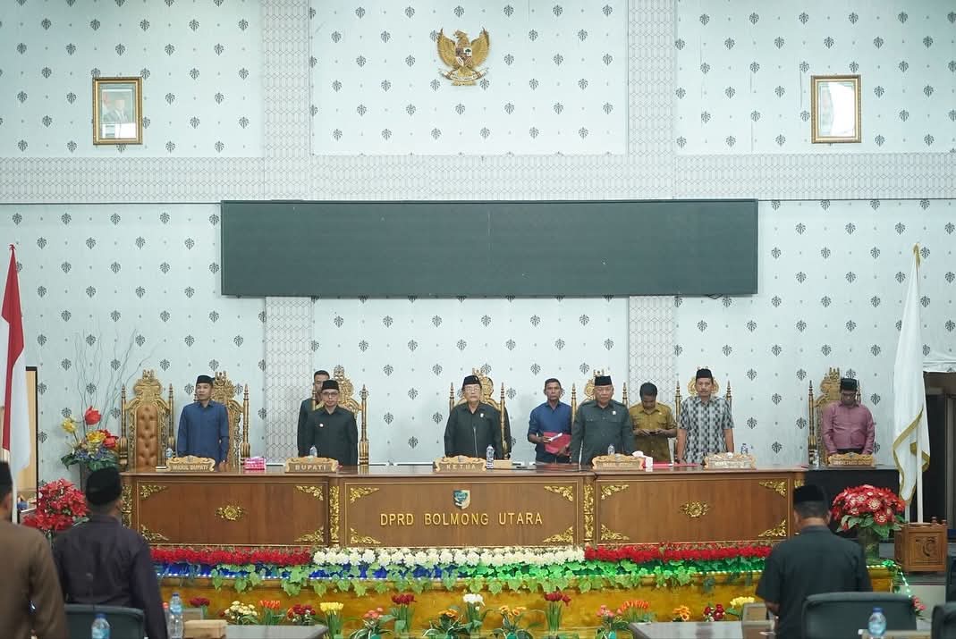 DPRD Boltara Gelar Paripurna Ranperda APBD Tahun 2026.