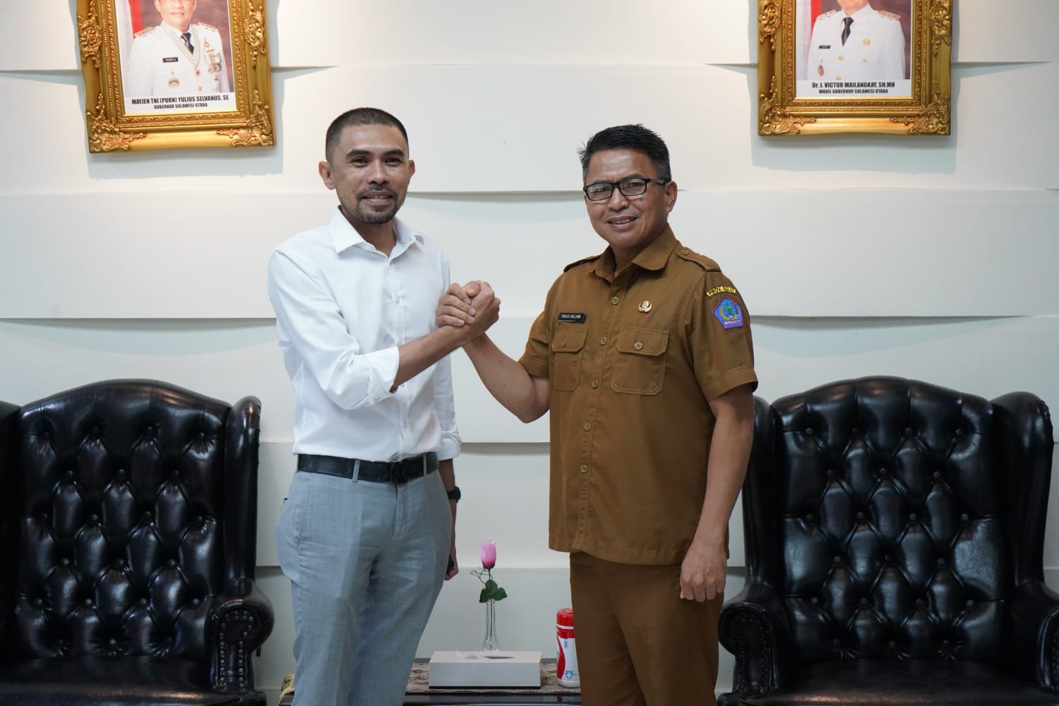 Bertemu Sekprov, Stafsus Menteri P2MI Dorong Kolaborasi Lintas Sektor Bangun Ekosistem Pekerja Migran Profesional di Sulut.