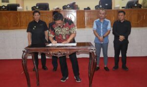 DPRD Bolmong Gelar Rapat Paripurna Penandatanganan KUA–PPAS 2026 dan Persetujuan Ranperda Gadasera.