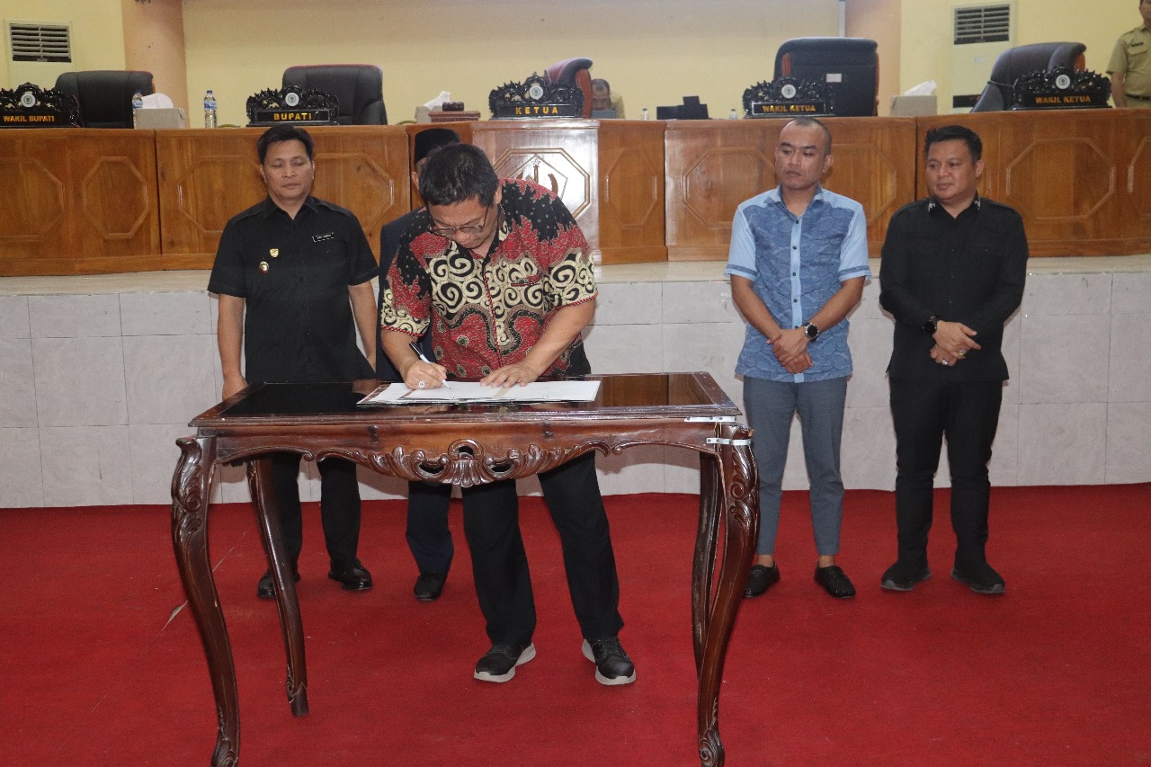 DPRD Bolmong Gelar Rapat Paripurna Penandatanganan KUA–PPAS 2026 dan Persetujuan Ranperda Gadasera.