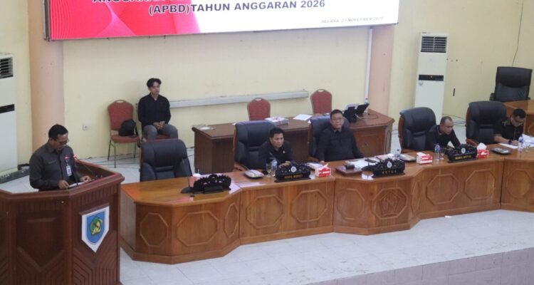 DPRD Bolmong Gelar Paripurna Tingkat I APBD TA 2026. DPRD Bolmong Gelar Paripurna Tingkat I APBD TA 2026.