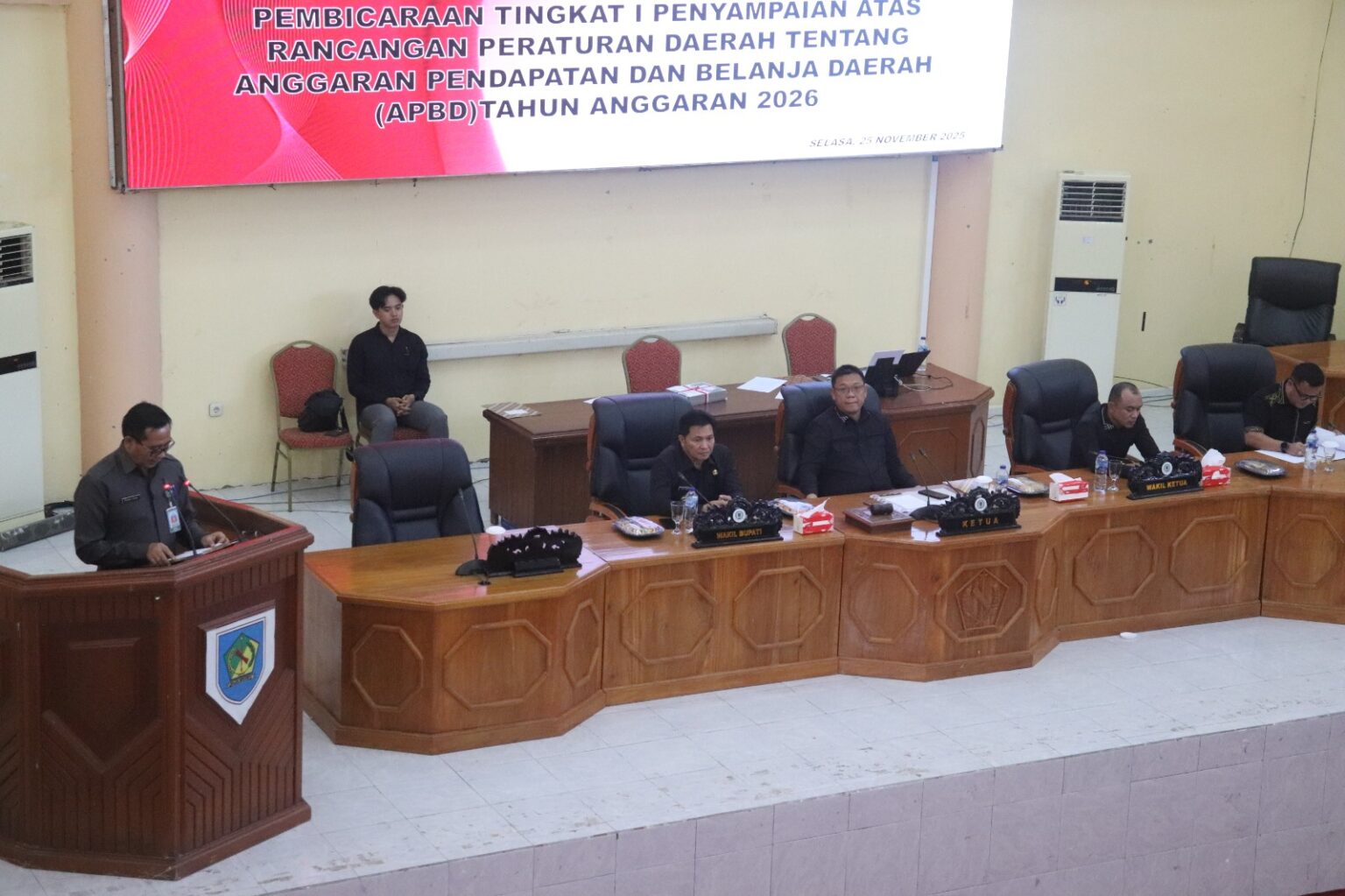 DPRD Bolmong Gelar Paripurna Tingkat I APBD TA 2026.