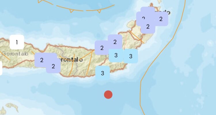 Bolsel Diguncang Gempa 6.2 Magnitudo. (FOTO: BMKG) Bolsel Diguncang Gempa 6.2 Magnitudo. (FOTO: BMKG)