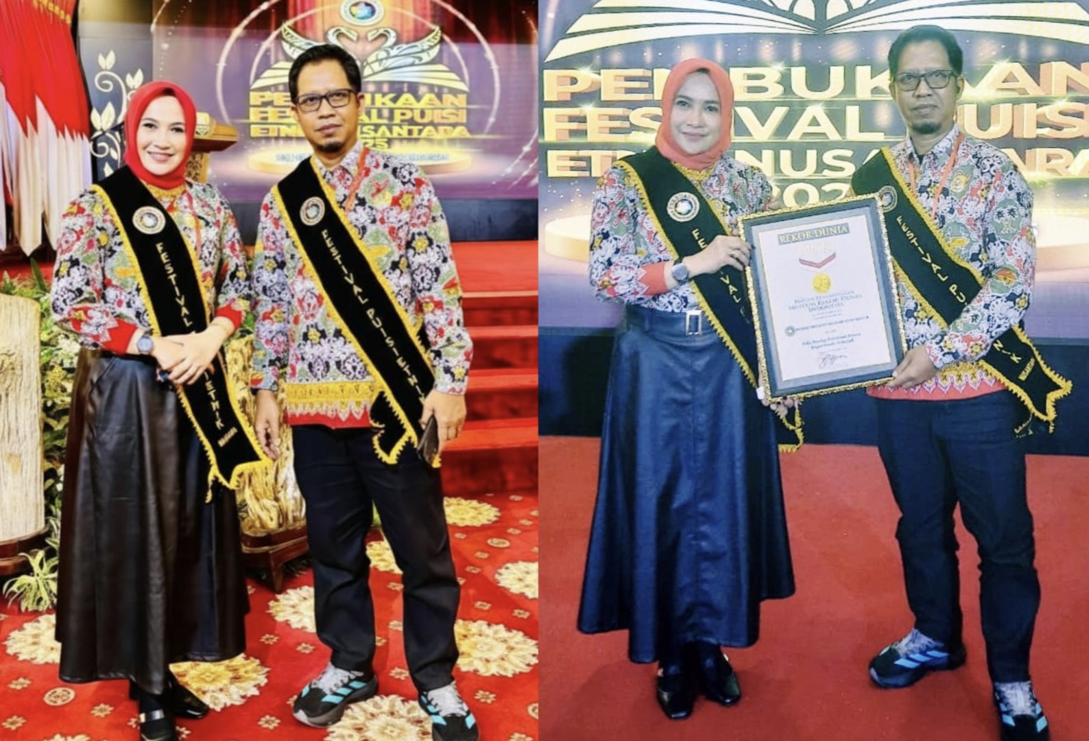 Dua Guru Boltra Raih Prestasi Puisi Etnik Nusantara 2025.