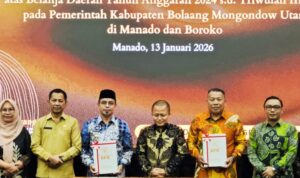 Pemda Boltara Terima LHPK Tahun 2024.
