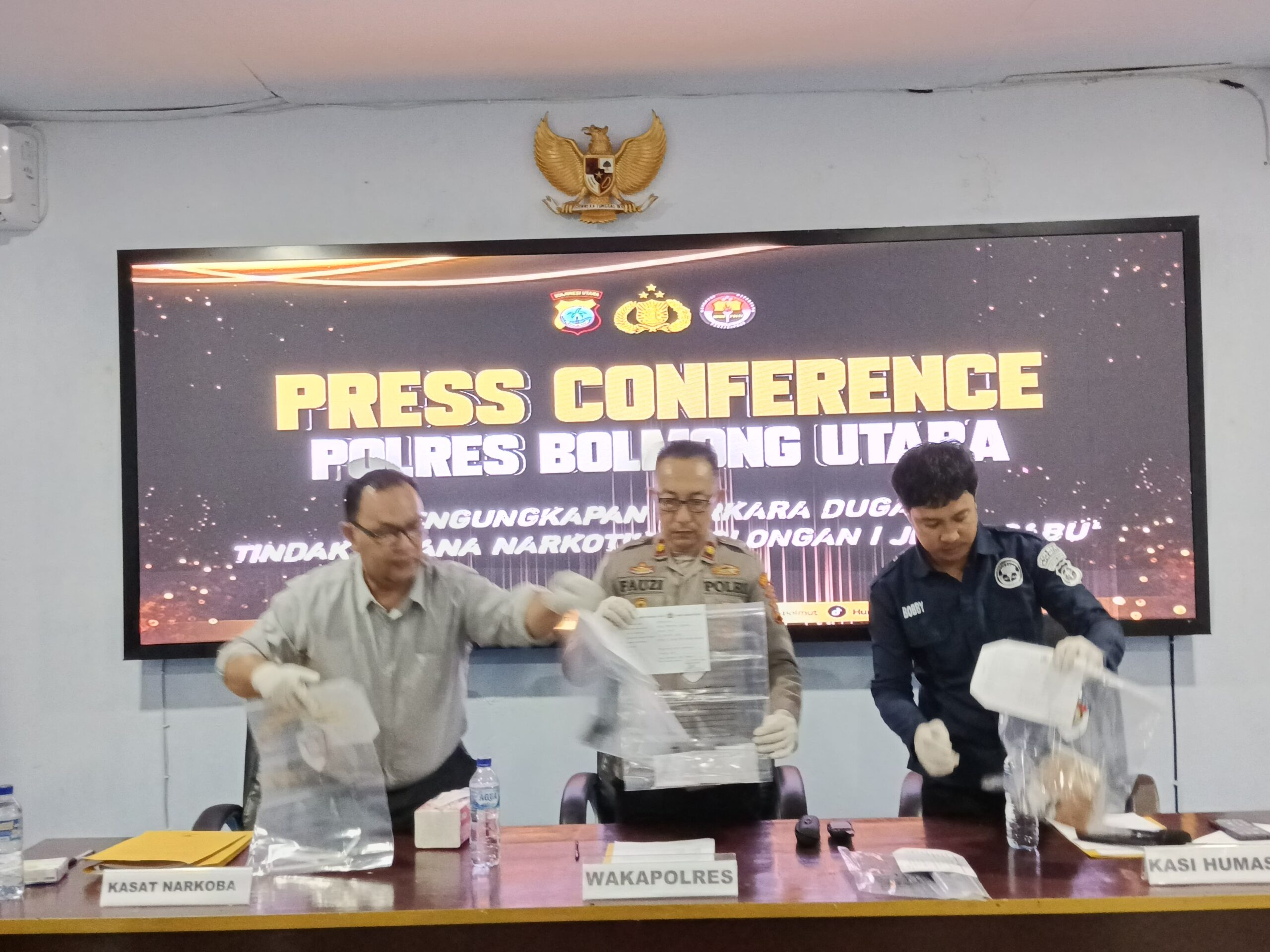 Polres Boltara Ungkap Penguna Narkoba Jenis Sabu.