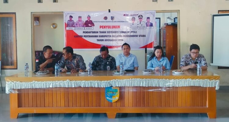 40 Desa di Boltara Ditargetkan dapat Sertifikat Tanah.