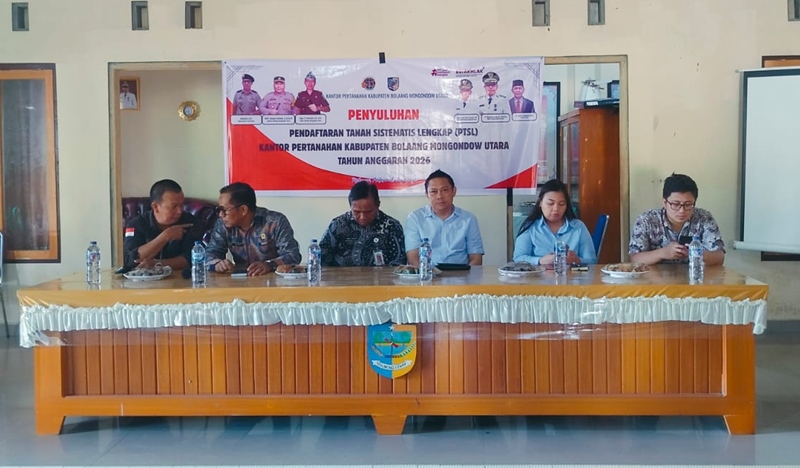 40 Desa di Boltara Ditargetkan dapat Sertifikat Tanah.