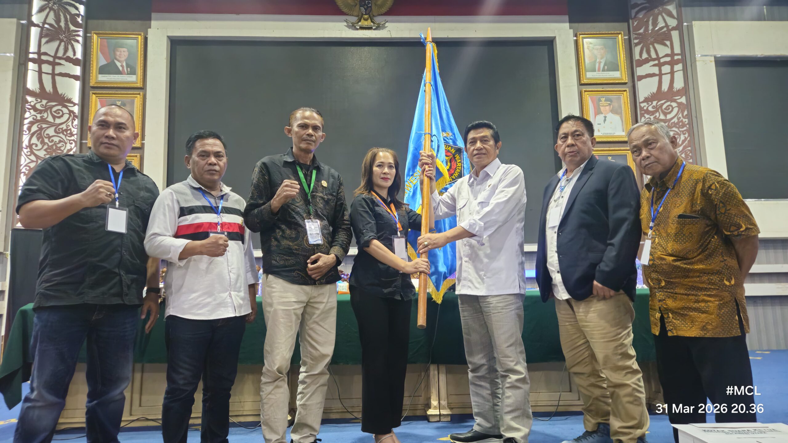 Sintya Bojoh Jadi Perempuan Pertama Terpilih Sebagai Ketua PWI Sulut.
