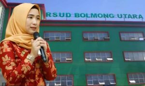 Direktur Utama (Dirut) RSUD Boltara, dr. Firlia Mokoagow.