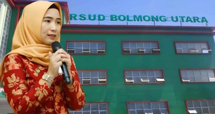 Direktur Utama (Dirut) RSUD Boltara, dr. Firlia Mokoagow.